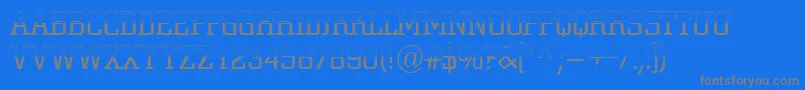 ACitynovatitulbwlt Font – Gray Fonts on Blue Background