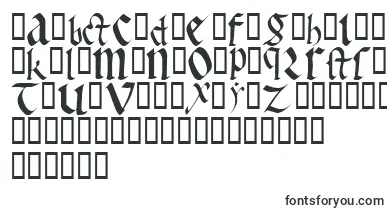  EarlyGothicBold font