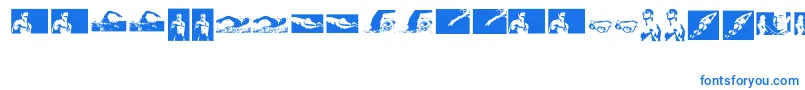 Swim Font – Blue Fonts