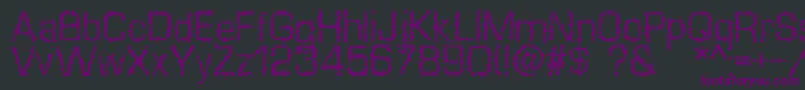 Mosaique Font – Purple Fonts on Black Background
