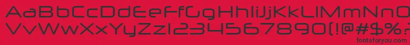 fuente NeuropolXFree – Fuentes Negras Sobre Fondo Rojo