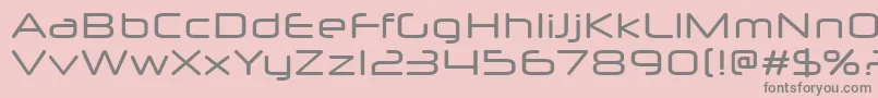 NeuropolXFree Font – Gray Fonts on Pink Background