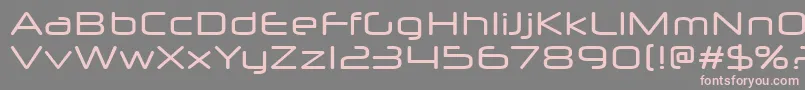 NeuropolXFree Font – Pink Fonts on Gray Background