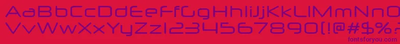 NeuropolXFree Font – Purple Fonts on Red Background