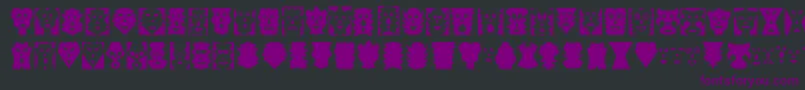 Maskalin Font – Purple Fonts on Black Background