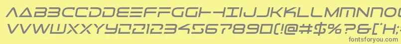 Fonte Telemarinessemita1 – fontes cinzas em um fundo amarelo