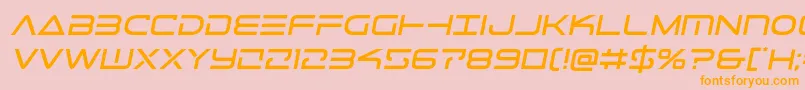 Telemarinessemita1 Font – Orange Fonts on Pink Background