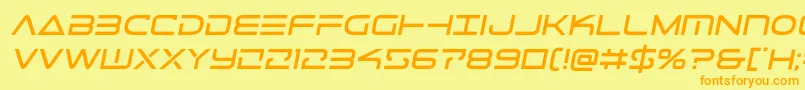 Telemarinessemita1 Font – Orange Fonts on Yellow Background
