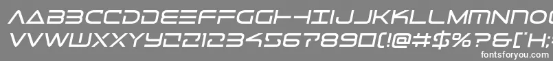 Шрифт Telemarinessemita1 – белые шрифты на сером фоне