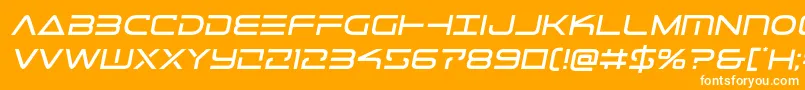 Telemarinessemita1 Font – White Fonts on Orange Background