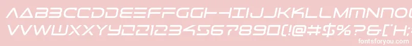 Шрифт Telemarinessemita1 – белые шрифты на розовом фоне