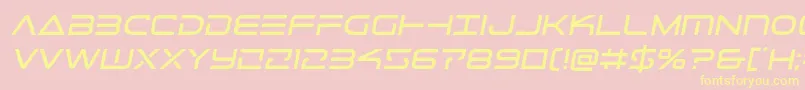Telemarinessemita1 Font – Yellow Fonts on Pink Background