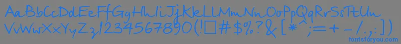 Lisätietoja Birch ffy-fontista Birch ffy-fontti – siniset fontit harmaalla taustalla