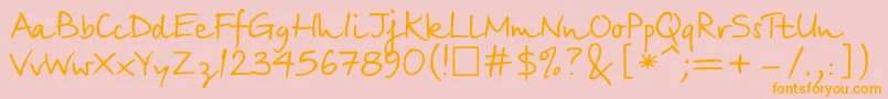 Подробнее о шрифте Birch ffy Шрифт Birch ffy – оранжевые шрифты на розовом фоне