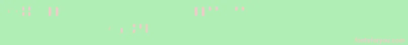 Ostrichsansstack4 Font – Pink Fonts on Green Background