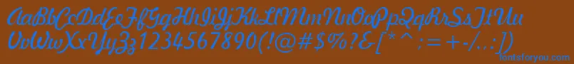 Más sobre la fuente GeBallantineScriptNormal fuente GeBallantineScriptNormal – Fuentes Azules Sobre Fondo Marrón