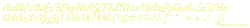 GeBallantineScriptNormal Font – Yellow Fonts