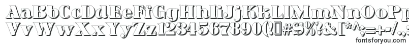 DominoShadow Font – Stencil Fonts