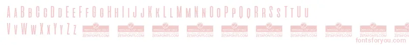 AliensAndCowsTrial Font – Pink Fonts on White Background