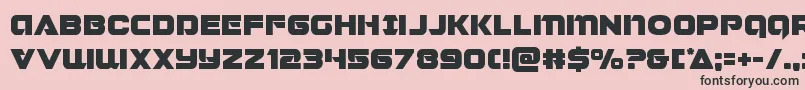 Jeebra Font – Black Fonts on Pink Background