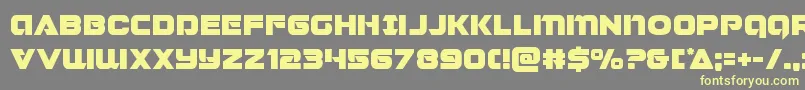 Jeebra Font – Yellow Fonts on Gray Background