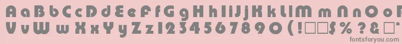 Pmp Font – Gray Fonts on Pink Background