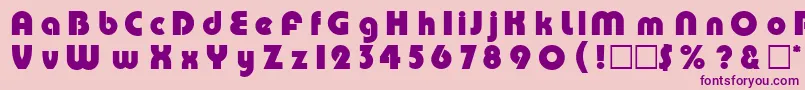 Pmp Font – Purple Fonts on Pink Background