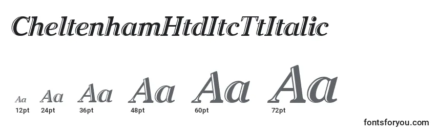 CheltenhamHtdItcTtItalic Font Sizes