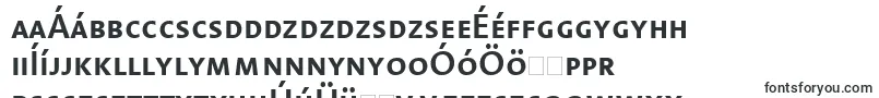 Шрифт LinotypeAromaSemiboldSc – венгерские шрифты