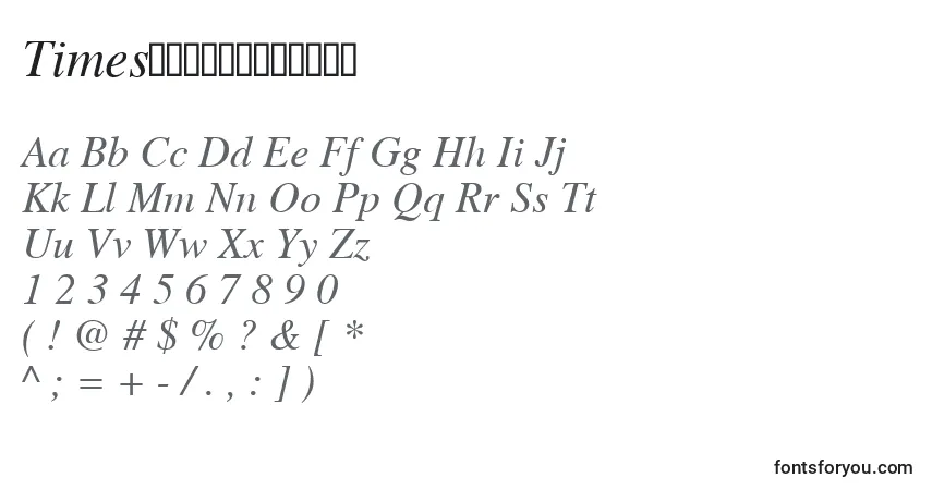 Шрифт TimesРљСѓСЂСЃРёРІ – алфавит, цифры, специальные символы