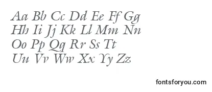 Review of the ItcGalliardLtItalic Font