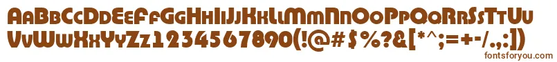 BighaustitulExtrabold Font – Brown Fonts