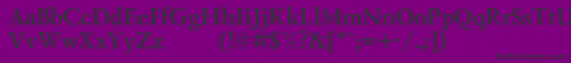 Weitere Informationen zur LazurskiexpodcBold-Schriftart LazurskiexpodcBold-Schriftart – Schwarze Schriften auf violettem Hintergrund