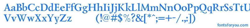 LazurskiexpodcBold-Schriftart – Blaue Schriften