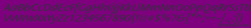 StackextoblNor Font – Black Fonts on Purple Background