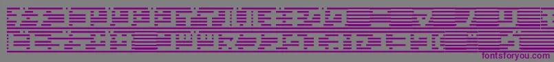 Border7ka Font – Purple Fonts on Gray Background