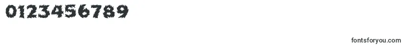 Flames Font – Fonts for Numbers and Digits