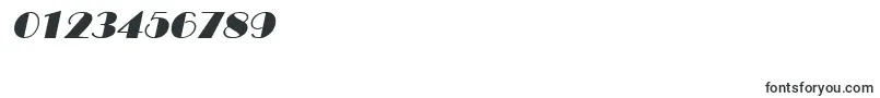 BroadwayItalic Font – Fonts for Numbers and Digits