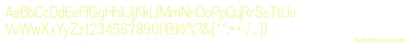 AkazanbkRegular Font – Yellow Fonts