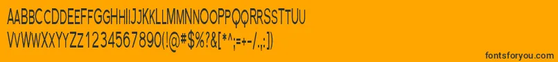 Lisätietoja Florsn21-fontista Florsn21-fontti – mustat fontit oranssilla taustalla