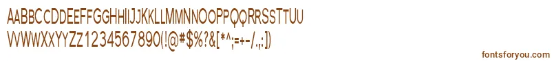 Шрифт Florsn21 – коричневые шрифты на белом фоне