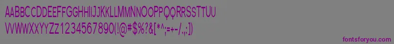 Шрифт Florsn21 – фиолетовые шрифты на сером фоне