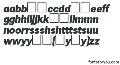 HamburgExtraboldita font – hausa Fonts