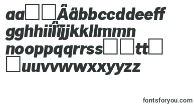 HamburgExtraboldita font – romanian Fonts