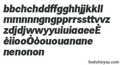 HamburgExtraboldita font – creole Fonts