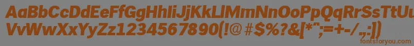 More about HamburgExtraboldita Font HamburgExtraboldita Font – Brown Fonts on Gray Background