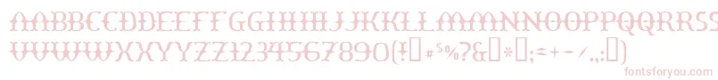 Yawnovision Font – Pink Fonts on White Background