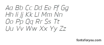 BrokmanItalic Font