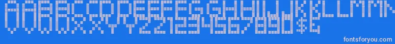Saiba mais sobre a fonte BeatoExtraboldheadline Fonte BeatoExtraboldheadline – fontes rosa em um fundo azul