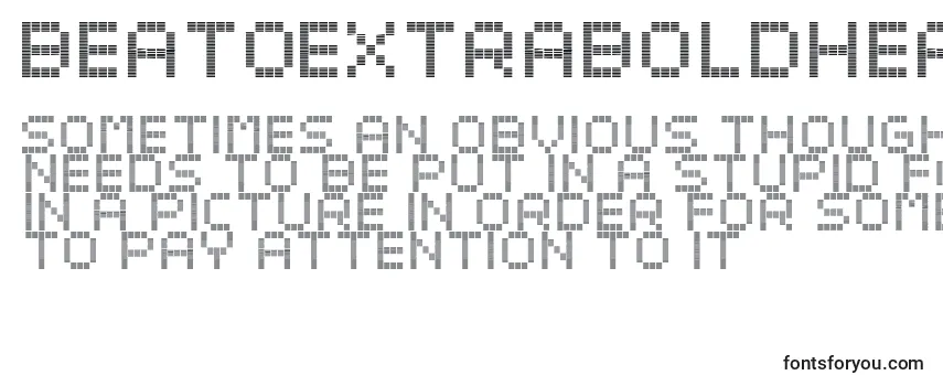 BeatoExtraboldheadline Font